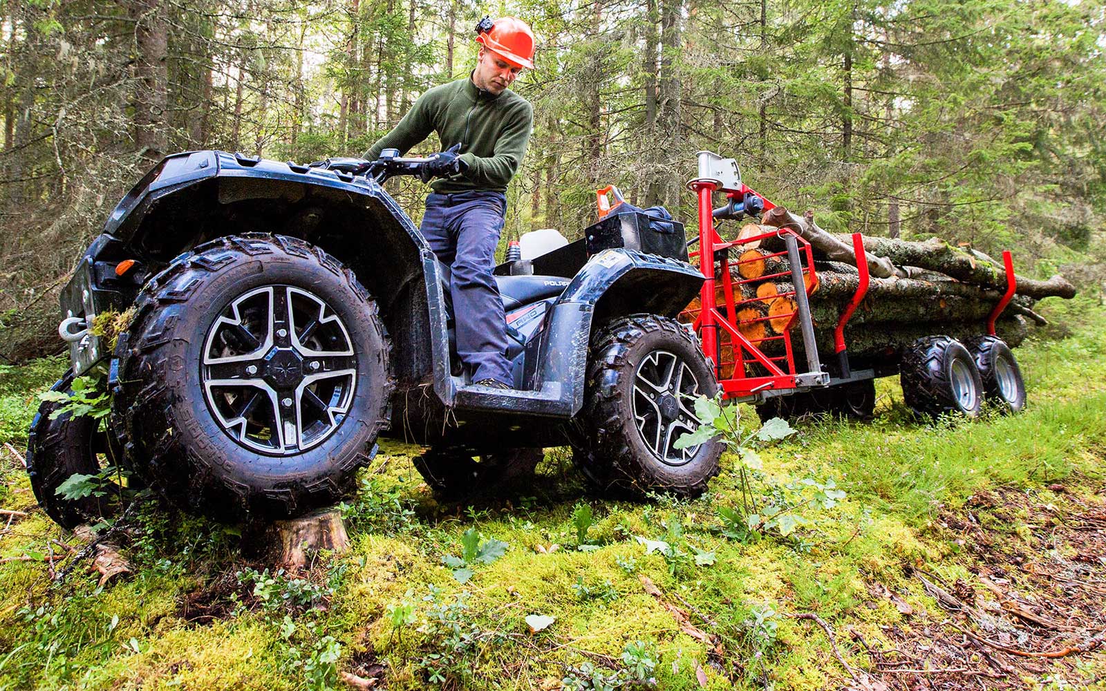 Iron Baltic ATV and UTV forestry equipment