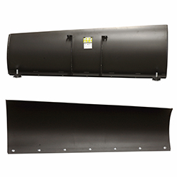 Tapered snow plow blades